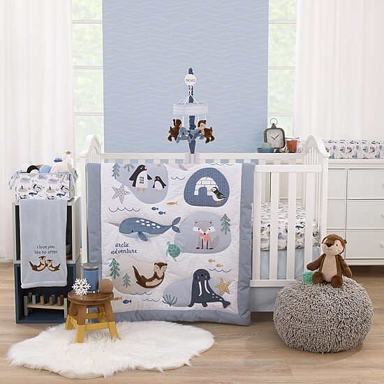 Nojo Arctic Animal Crib Sheet