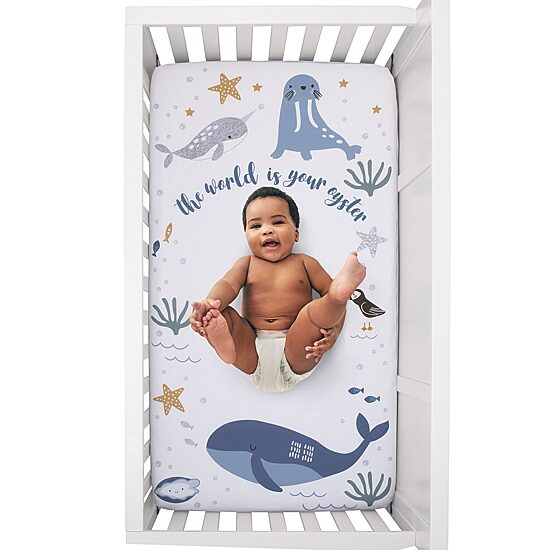Nojo Arctic Animal Crib Sheet