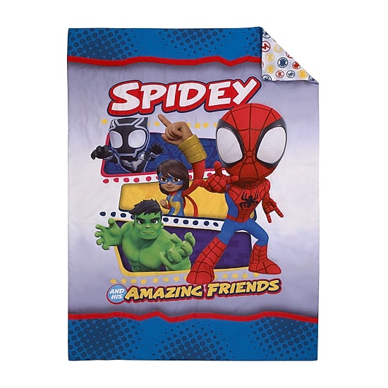 Spidey And His Amazing Friends 4-pc. Spiderman Toddler Bedding Set