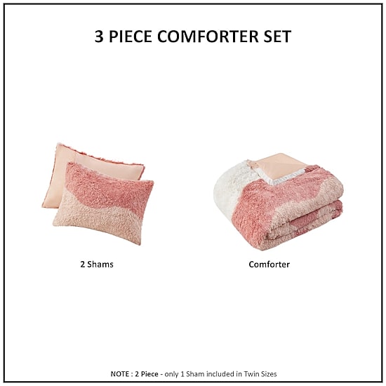 Intelligent Design Bridget Ombre Midweight Comforter Set
