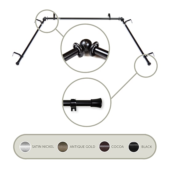 Rod Desyne Bay Window Rod