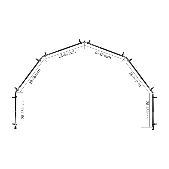 Rod Desyne Garnet 6-Sided Bay Window Rod