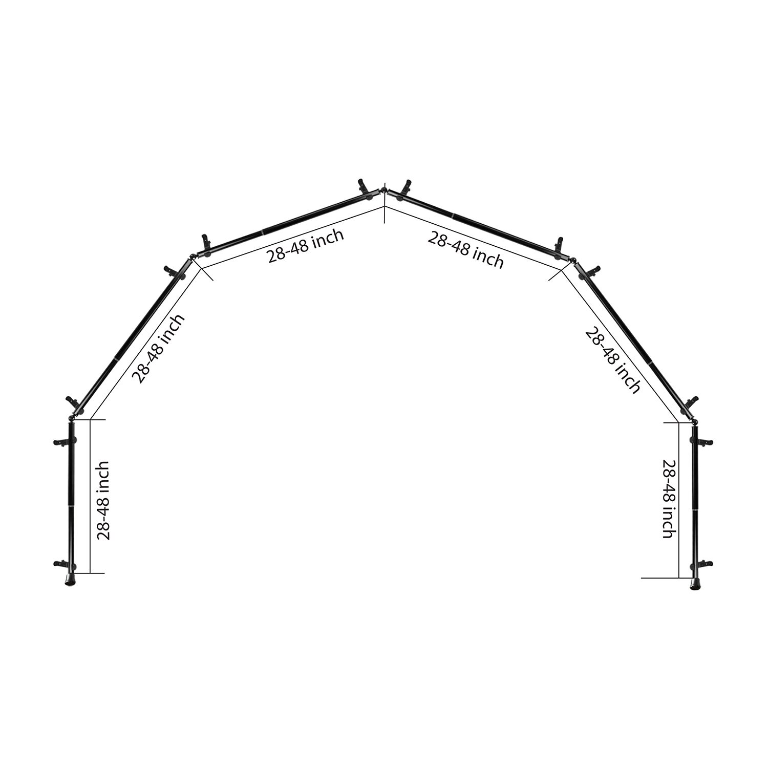 Rod Desyne Garnet 6-Sided Bay Window Rod