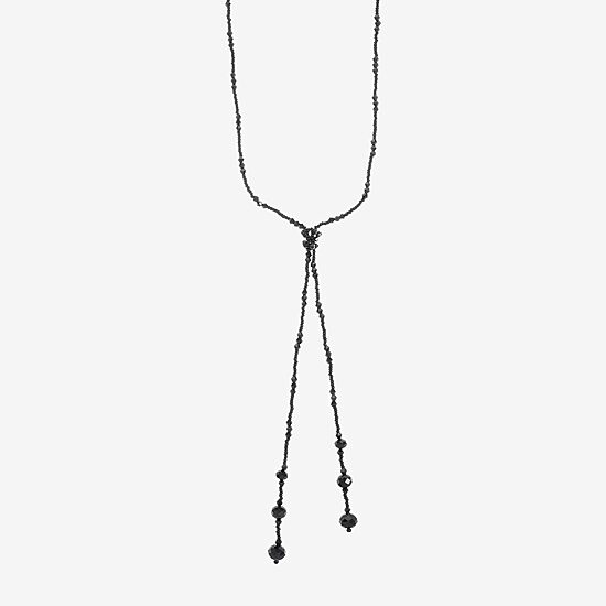 Mixit Bolo Womens Black 33 Inch Y Necklace