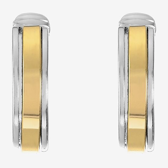 Liz Claiborne® Gold-Tone & Silver-Tone Clip-On Hoop Earrings
