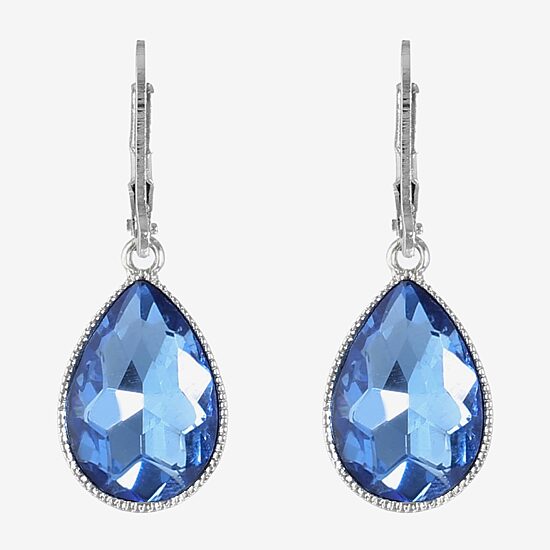 Monet Jewelry Silver Tone Womens Drop Earrings