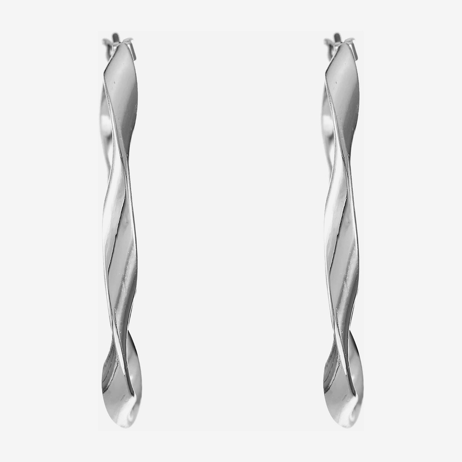 Liz Claiborne® Ribbon Hoop Earrings