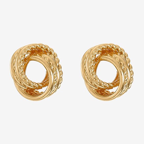 Monet® Gold-Tone Knot Earrings