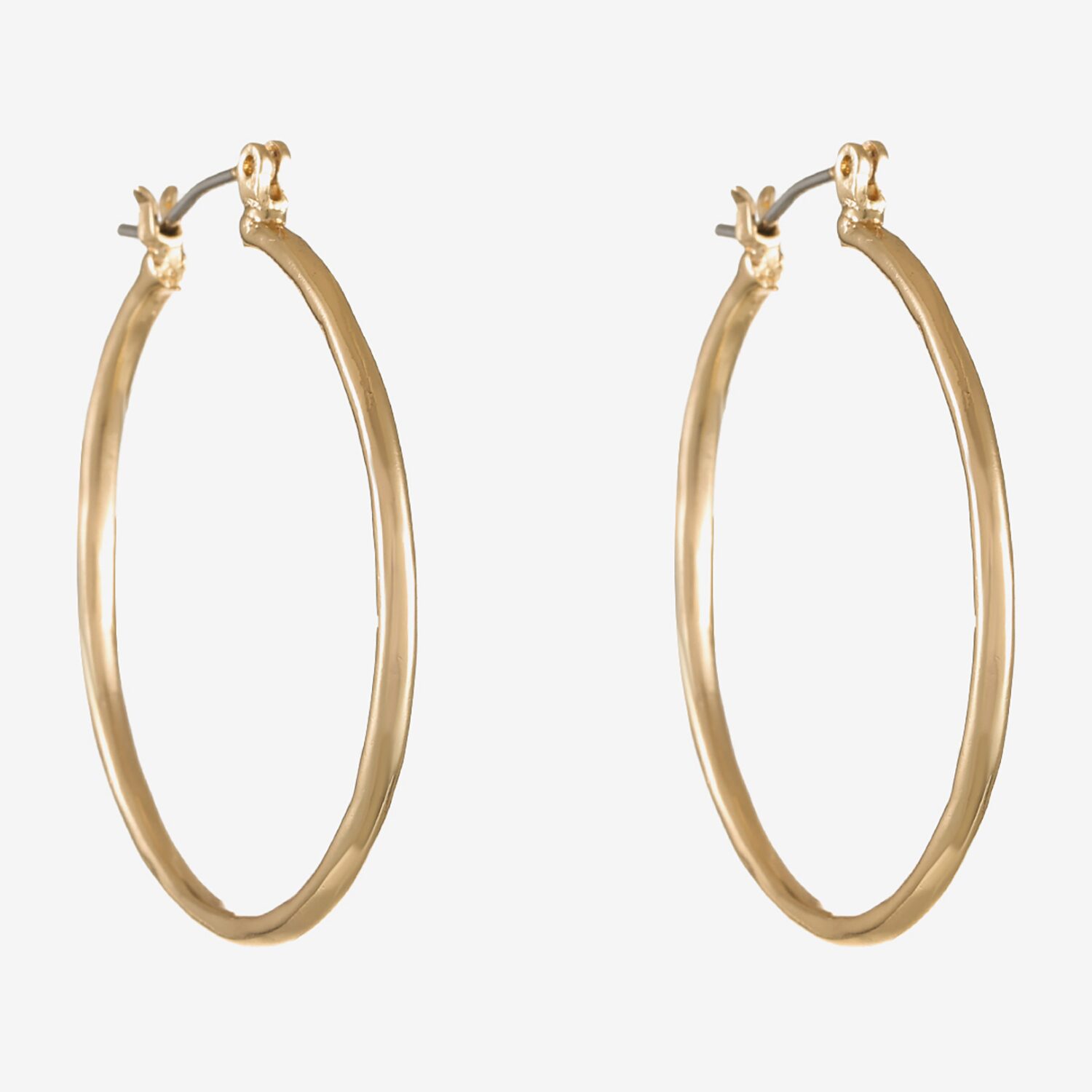 Liz Claiborne Womens 31mm Hypoallergenic Hoop Earrings