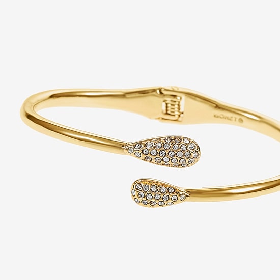 Monet Jewelry Womens Crystal Cuff Bracelet