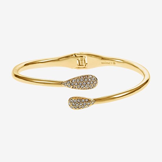 Monet Jewelry Womens Crystal Cuff Bracelet