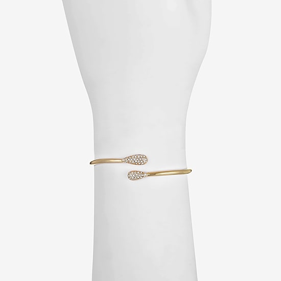 Monet Jewelry Womens Crystal Cuff Bracelet