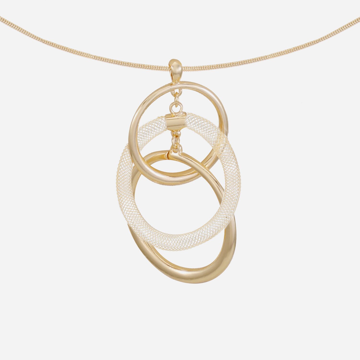 Liz Claiborne Womens Round 34 Inch Pendant Necklace