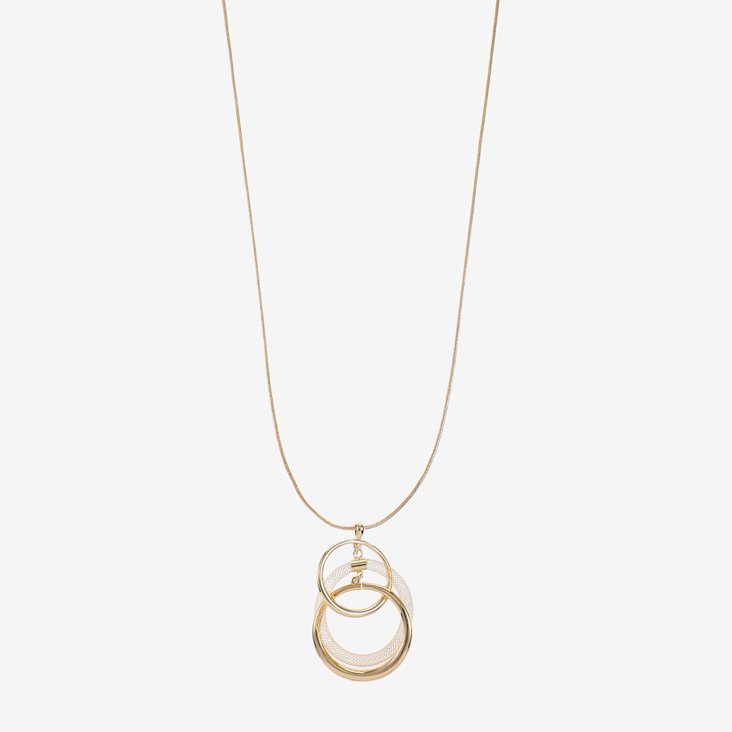 Liz Claiborne Womens Round 34 Inch Pendant Necklace