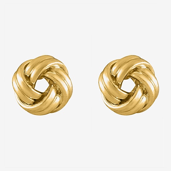 Liz Claiborne Knot Button Stud Earrings