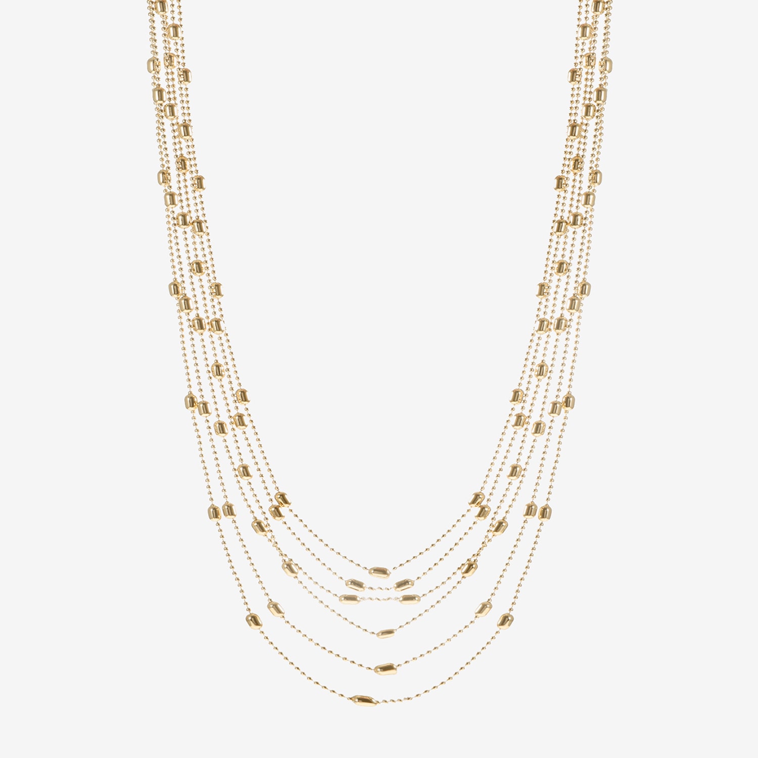 Liz Claiborne Layered Womens 18 Inch Strand Necklace