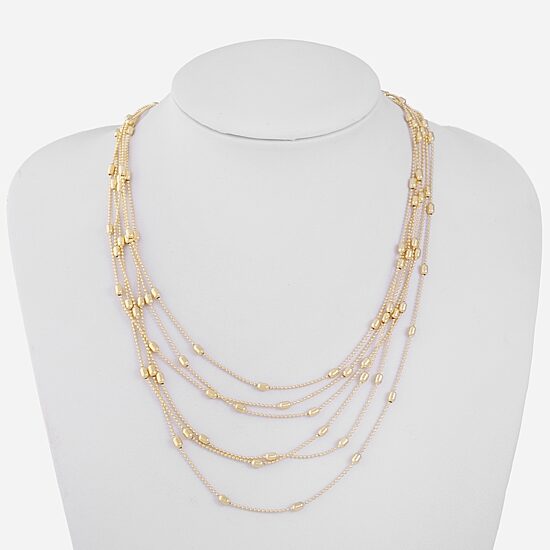 Liz Claiborne Layered Womens 18 Inch Strand Necklace