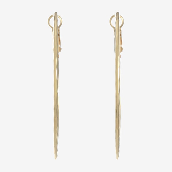 Monet Jewelry Gold Tone Thin Womens 52mm Hypoallergenic Hoop Earrings