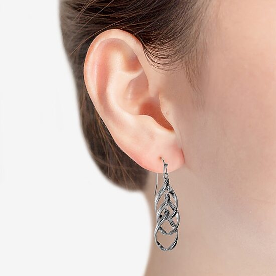 Liz Claiborne Linear Womens Drop Earrings