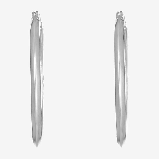 Liz Claiborne Womens 44.5mm Hypoallergenic Hoop Earrings