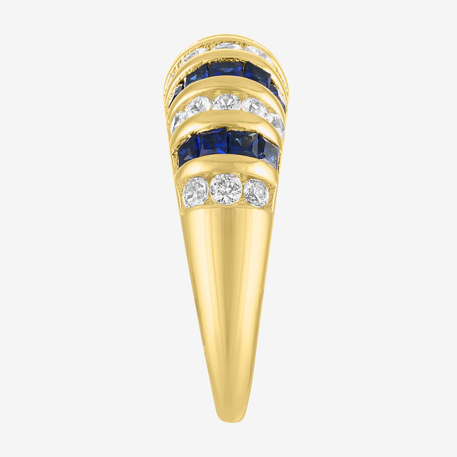 Gemstone 14K Gold Over Silver Cocktail Ring