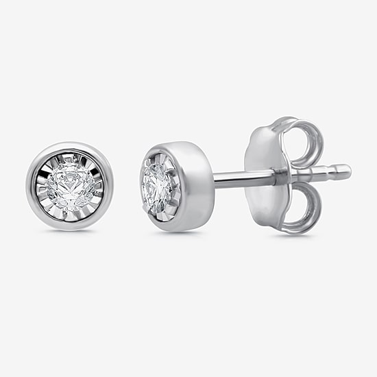 1/4 CT. T.W. Lab Grown White Diamond 14K Gold Over Silver or Sterling Silver Round 2-pc. Jewelry Set