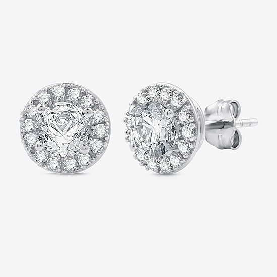 Yes, Please! Womens Lab Created White Sapphire 2-pc. Pendant Necklace Set