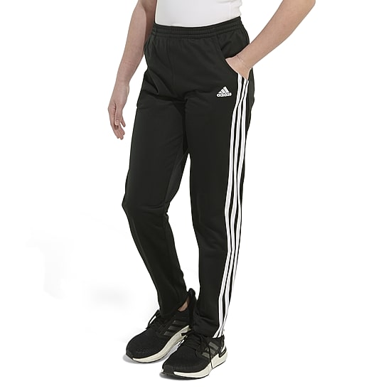 adidas Little Girls Mid Rise Slim Fit Slim Track Pant