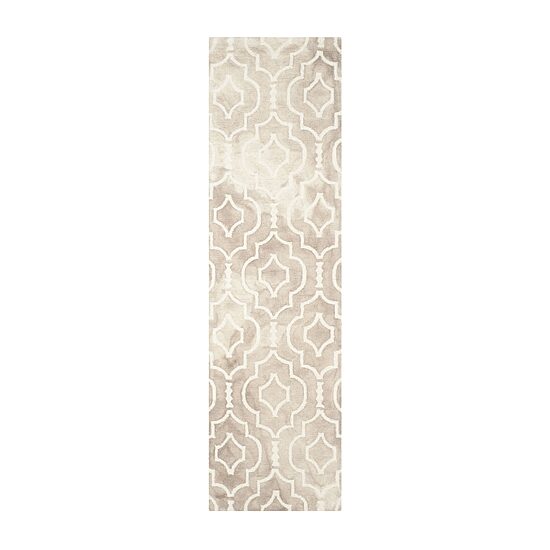 Safavieh Dip Dye Collection Devnet Geometric Runner Rug