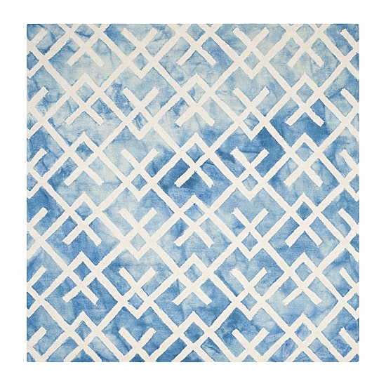 Safavieh Dip Dye Collection Earleen Geometric Square Area Rug