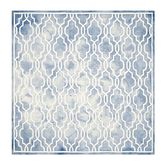 Safavieh Dip Dye Collection Jalen Geometric Square Area Rug