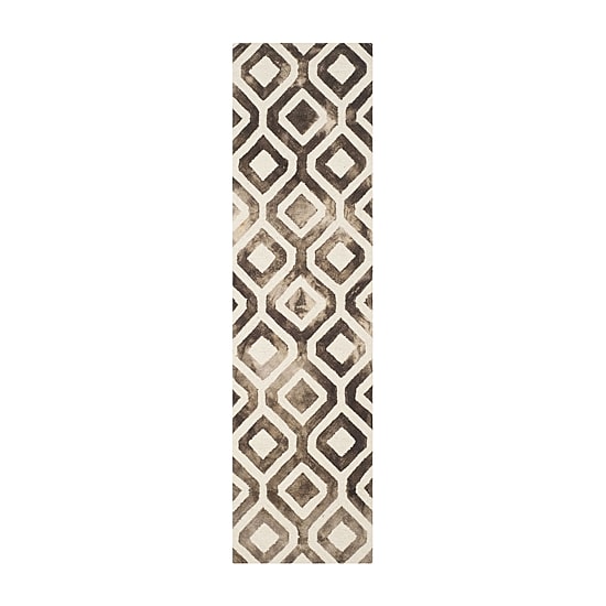 Safavieh Dip Dye Collection Lucian Geometric Runner Rug