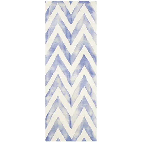Safavieh Dip Dye Collection Ronnie Chevron Runner Rug