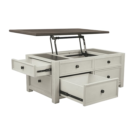 Signature Design by Ashley® Roanoke 4-Drawer Lift-Top Coffee Table