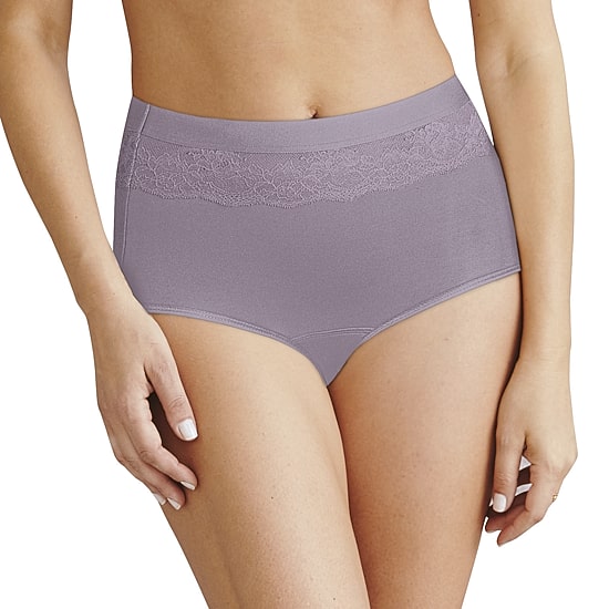 Bali Beautifully Confident With Leak Protection Womens Period + Leak Resistant Brief Panty Dfllb1