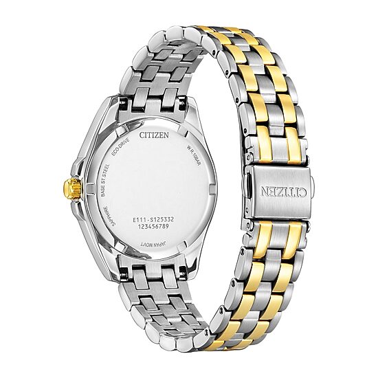 Citizen Peyten Womens Two Tone Stainless Steel Bracelet Watch Eo1224-54d