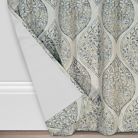 Eclipse Kerry Ogee Rod Pocket Energy Saving Blackout Set of 2 Curtain Panel