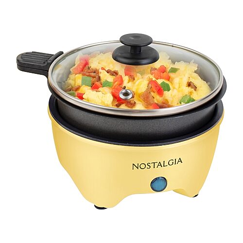 Nostalgia MyMini Personal Electric Skillet, One Size, Yellow