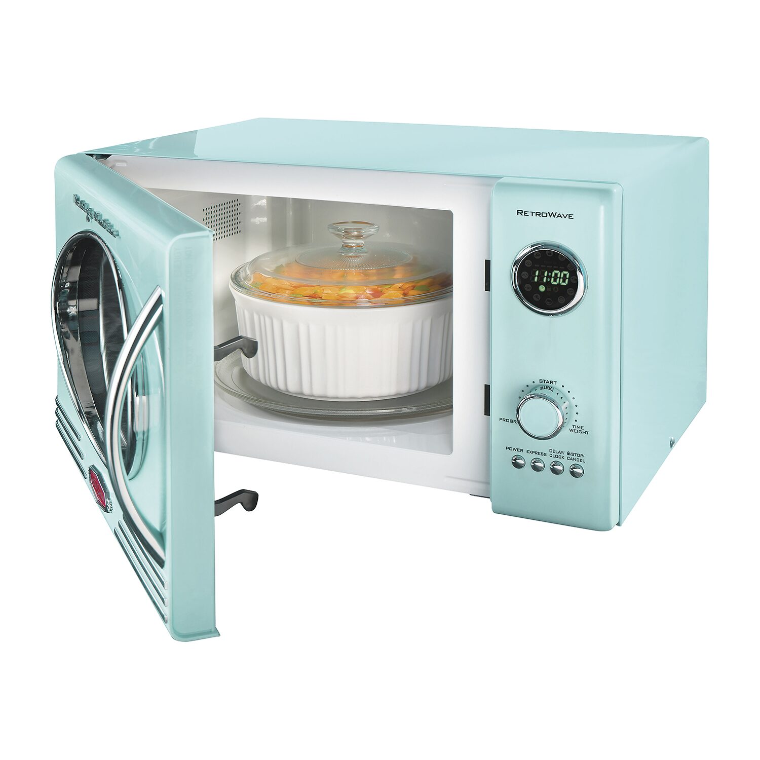 Nostalgia 0.9 cu. ft. Retro Microwave Oven