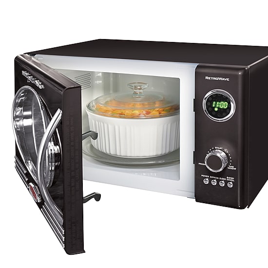 Nostalgia 0.9 cu. ft. Retro Microwave Oven