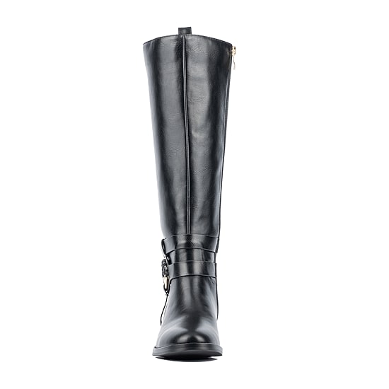 Torgeis Womens Belladona Tall Stacked Heel Riding Boots