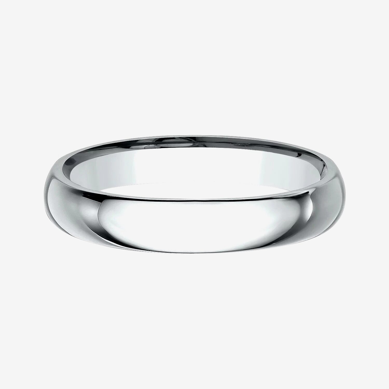 Womens 10K Yellow Gold 3MM Comfort-Fit Wedding Band