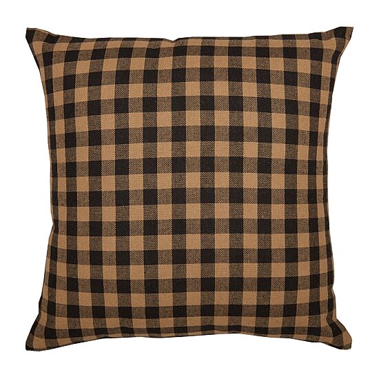 VHC Brands Country Check Square Throw Pillow