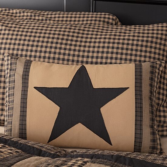 VHC Brands Country Check Rectangular Throw Pillow