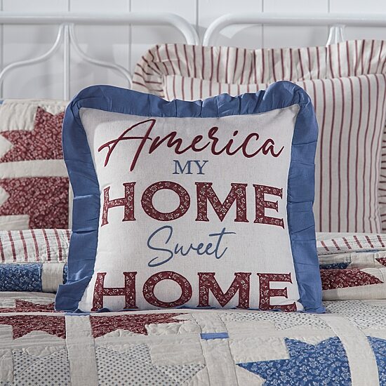 VHC Brands Celebration Square Throw Pillow
