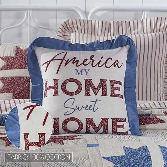VHC Brands Celebration Square Throw Pillow