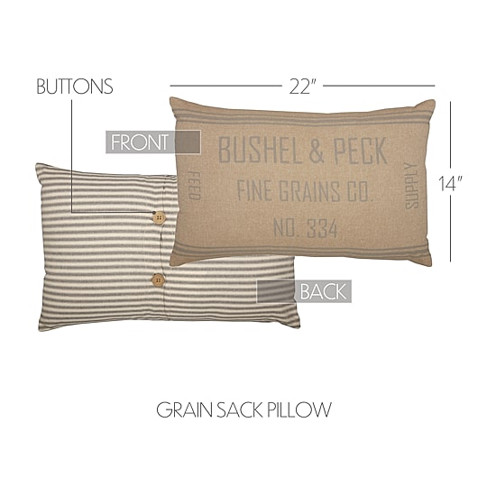 VHC Brands Grace Rectangular Throw Pillow