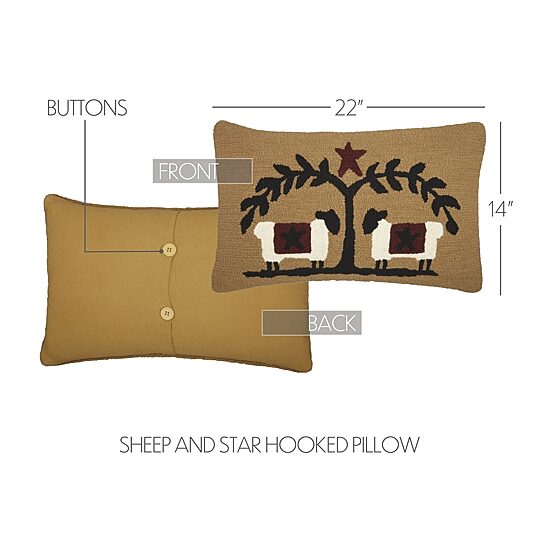 VHC Brands Heritage Farms Rectangular Throw Pillow