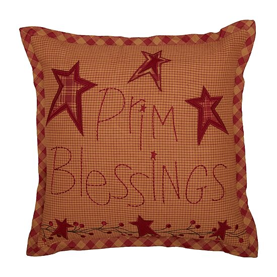 VHC Brands Ninepatch Star Square Throw Pillow