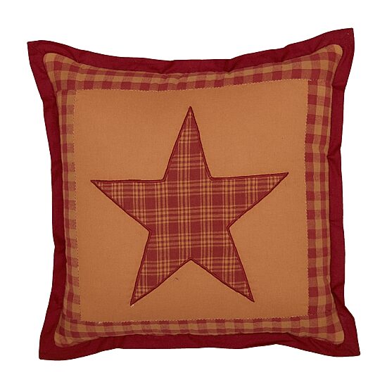 VHC Brands Ninepatch Star Square Throw Pillow